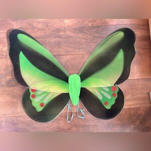 Green Butterfly Kids Costume Wings